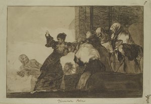 Proverbio 11 de la Serie Follies, c.1815-24 de Francisco de Goya
